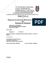 Análisis del Teorema de Thévenin en un Circuito Resistivo