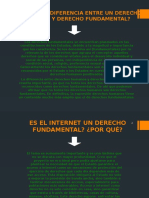 Derechos Fundamentales en Internet