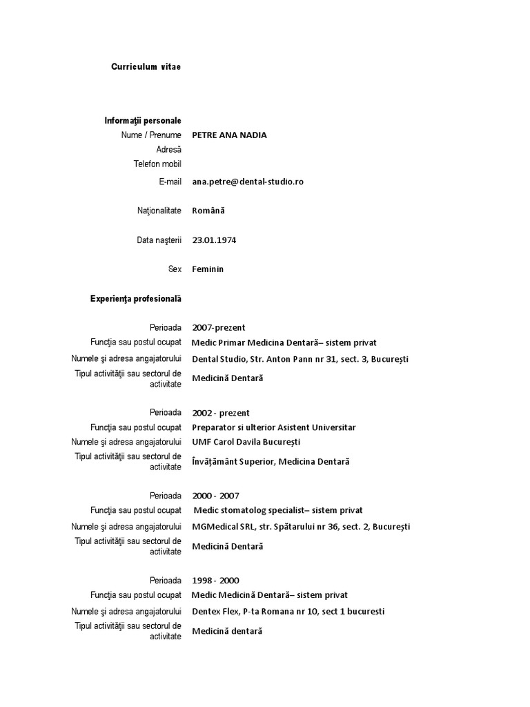 CV Model | PDF