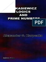 Logics and Prime Numbers -Luniver Press (2006)