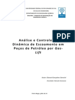 Análise e Controle Da Dinâmica de Escoamento em Poços de Petróleo Por Gas-Lift