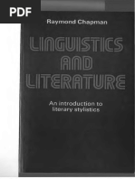 Download Raymond Chapman Linguistics and Literature by Olenka Bondaruk SN310412832 doc pdf