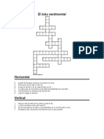 Crucigrama El Lobo Sentimental
