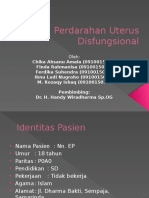 Perdarahan Uterus Disfungsional PPT