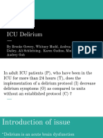 ebp  icu delirium