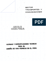Reglamento Nacional de Ferrocariles Del Perú