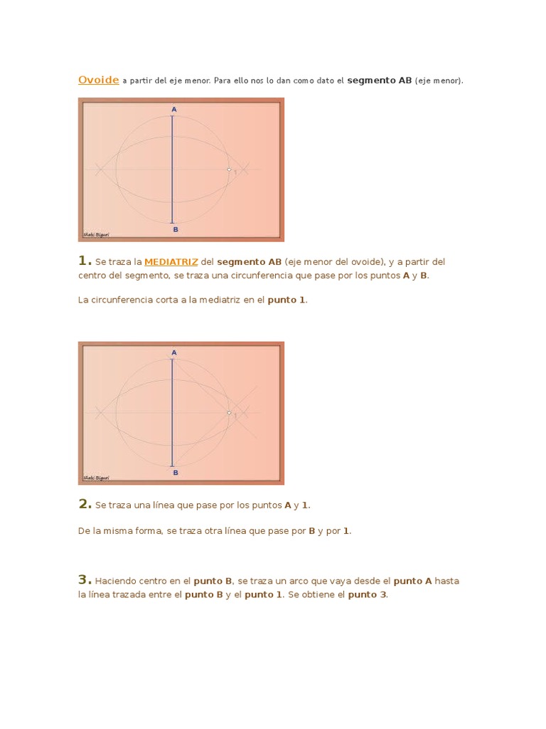 Construcción de un Ovoide Geométrico | PDF | Matemática Elemental | Espacio