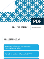 Analisis Korelasi