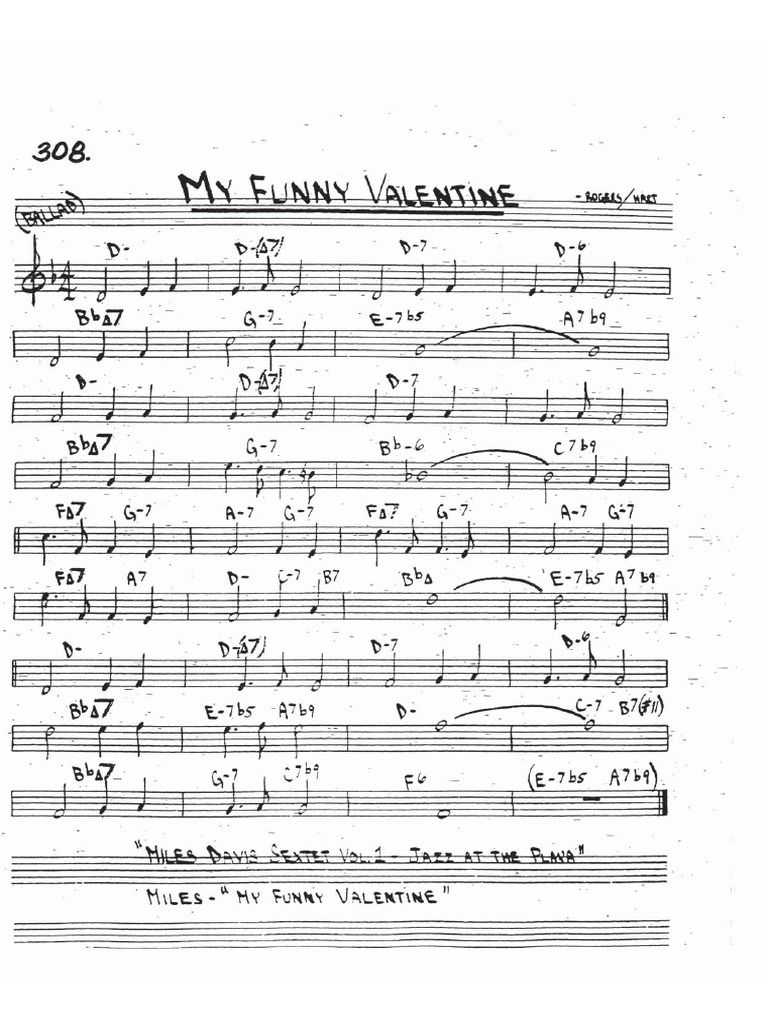 My Funny Valentine