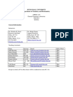 Chem Lab Syllabus