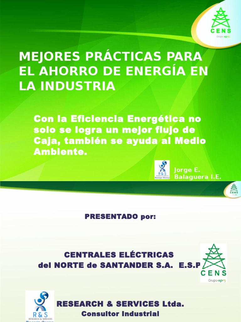 Practicas para El Ahorro de Energia en La Industria | PDF | Uso ...