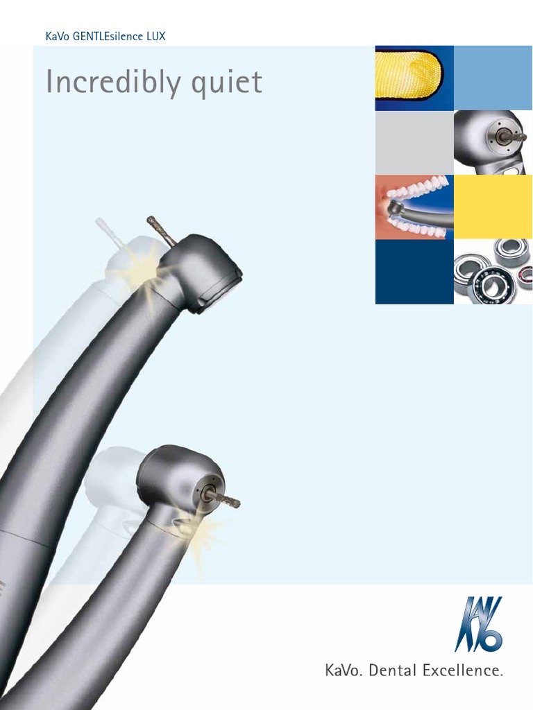 KaVo 8000b 8000c High Speed Handpieces Brochure PDF Hygiene