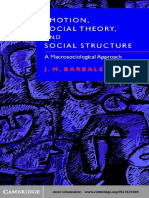 J. M. Barbalet Emotion, Social Theory, and Social Structure - A Macrosociological Approach