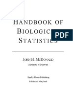 MacDonald. 2008. Handbook of Biological Statistics