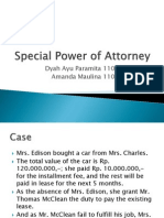 Special Power of Attorney - Presentation - Dydi