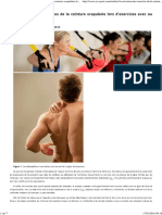 Sciences Du Sport - L'activation Des Muscles de La Ceinture Scapulaire Lors D'exercices Avec Ou Sans Suspension PDF