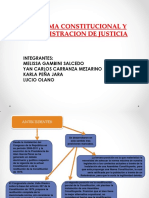 Reforma Constitucional y Administracion de Justicia