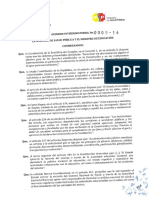 Acuerdo Interministerial 005 14 Bares Escolares