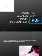 Requisitos Legales para Iniciar Una Pequea Empresa