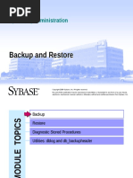 Backup Restore