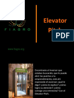 Taller Elevator Pitch SS