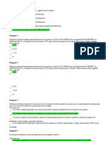 Quiz Gerencia Financiera Semana 7 Perfecto Respuestas en Verde Rojas en Duda