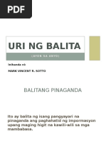 Uri NG Balita