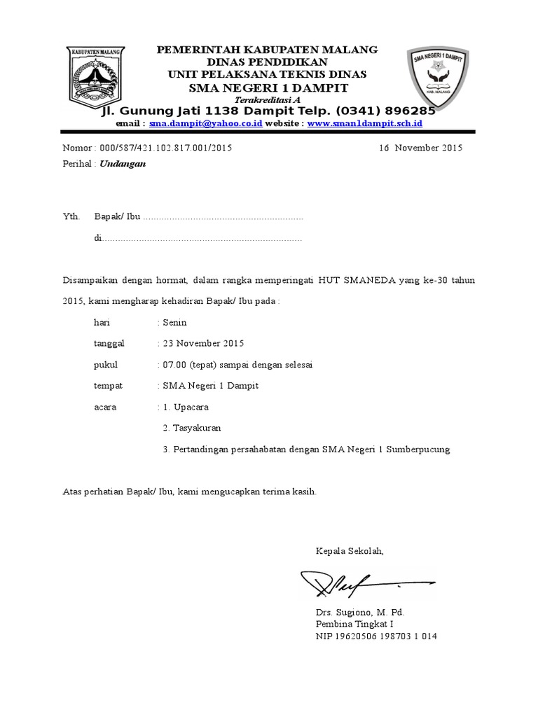 SURAT UNDANGAN doc SURAT UNDANGAN doc