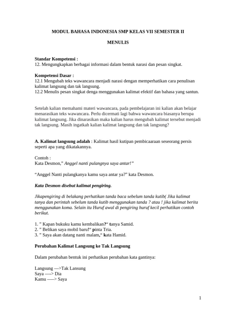 Contoh Teks Wawancara Yang Diubah Menjadi Narasi Berbagi