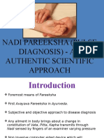 Nadi Pareeksha (Pulse Diagnosis) - An Authentic Scientific Approach