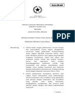 Undang Undang Republik Indonesia Nomor 5 Tahun 2014