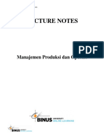 [Materi] Manajemen Produksi Dan Operasi