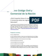 Actualizaci n C Digo Civil y Comercial de La Naci n LABORAL