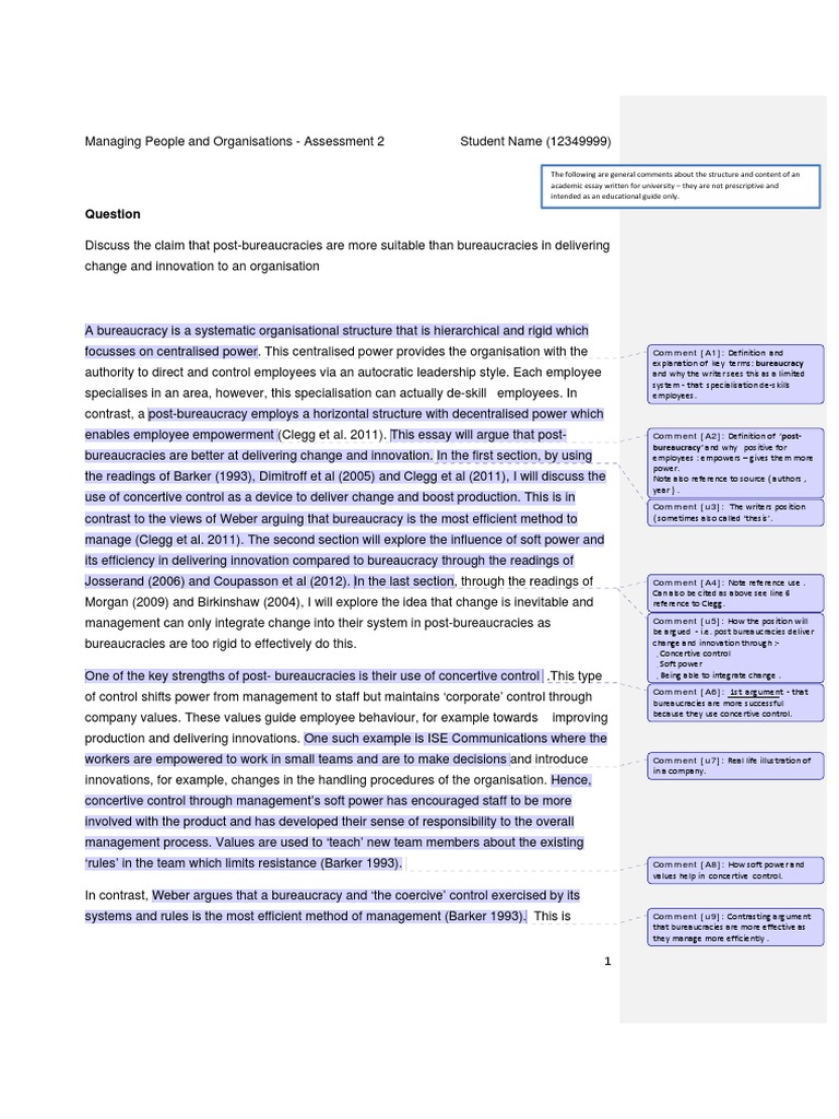 Bureaucracy and organizational structure image