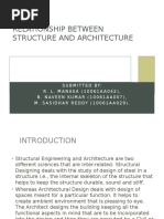 Relationship Between Structure and Architecture Presentation