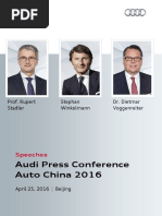 Download Speeches Auto China 2016 by AUDI AG SN310465473 doc pdf