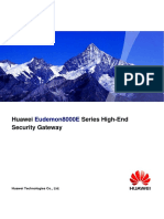 High-End Security Gateway Eudemon8000E  Promotion Brochure