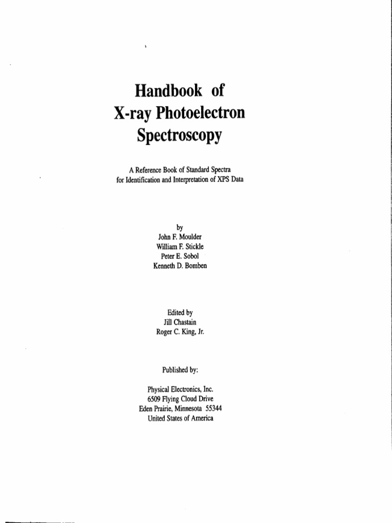Handbook of XPS | PDF