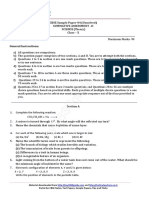 CBSE Sample Paper-04 (Unsolved) Summative Assessment - Ii Class - X