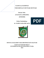 CLINICAL PATHWAY Demam Tipoid Dengan Hematokezia