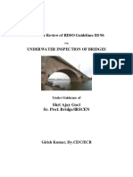 A Critical Review of RDSO Guidelines BS 96 Underwater Inspection of Bridges