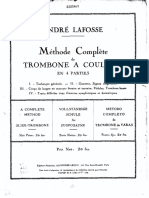 Andre Lafosse Trombone Complete Methode