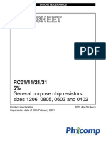 Data Sheet RC01