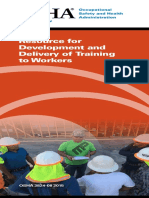 Resource For Development and Delivery of Training To Workers