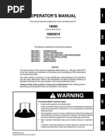 18000 Operator Manual