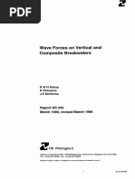 SR443 Waves Forces Vertical Composite Breakwaters HRWallingford