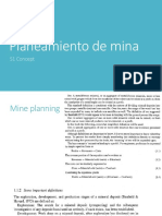 Planeamiento de Mina Manual