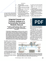 Integrated Analyses Metabolic: Proteomic