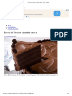 Receta de Torta de Chocolate Casera - Fácil - 7 Pasos