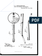 US 463954 Middlebrooke Fingerboard For Stringed Instrument 1891